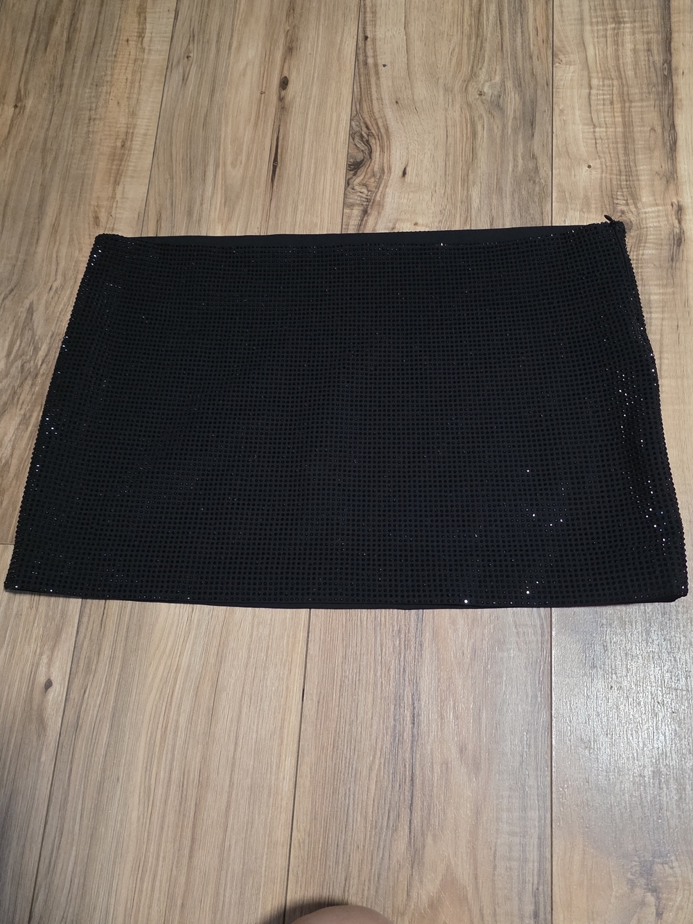 Zara Black Sequined Mini Skirt